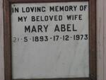ABEL Mary 1893-1973