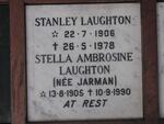 LAUGHTON Stanley 1906-1978 & Stella Ambrosine JARMAN 1905-1990