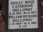 HOLLOWAY William Richard 1909-1981 & Dolly Rose Catherine 1915-1977