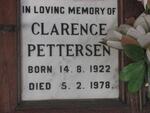 PETTERSEN Clarence 1922-1978