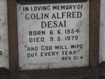 DESAI Colin Alfred 1954-1979