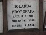 PROTOPAPA Iolanda 1916-1978