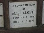 CLOETE Albie 1913-1979