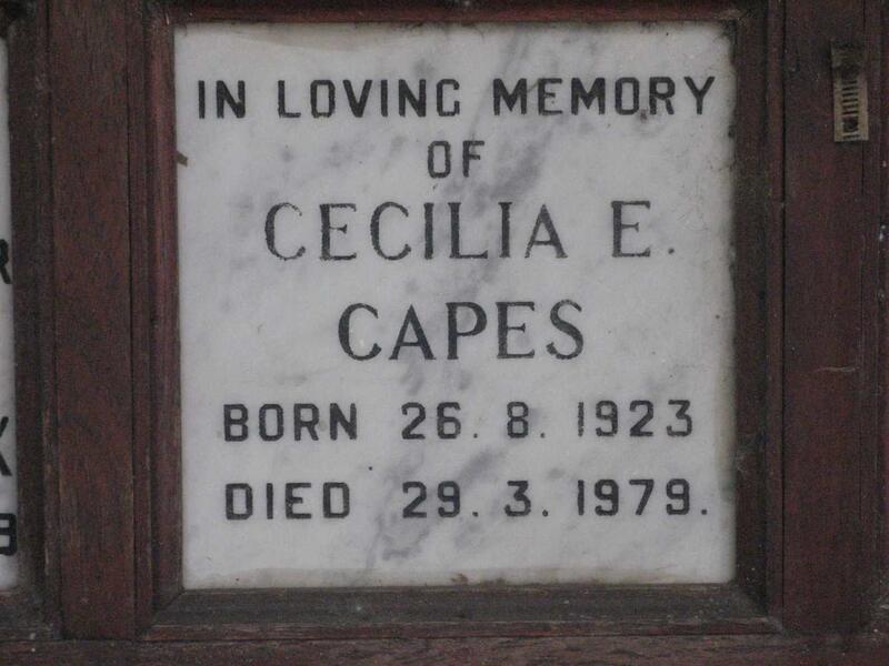 CAPES Cecilia E. 1923-1979