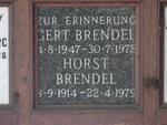BRENDEL Horst 1914-1979 :: BRENDEL Gert 1947-1978