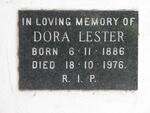 LESTER Dora 1886-1976