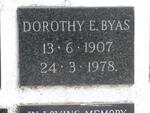 BYAS Dorothy E. 1907-1978