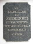 McCLURE Leslie -1946