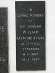 BYASS William Raymond 1897-1947