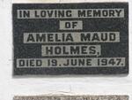 HOLMES Amelia Maud -1947