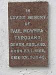 TURQUARD Paul Mowbray 1869-1945