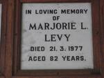 LEVY Marjorie L. -1977