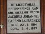 LAUBSCHER Jacobus Johannes Barend 1914-1977