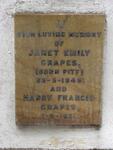 GRAPES Harry Francis -1951 & Janet Emily PITT -1946