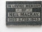 MACKAY Neil -1945