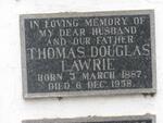 LAWRIE Thomas Douglas 1887-1958