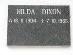 DIXON Hilda 1904-1965