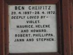CHEIFITZ Ben 1897-1972