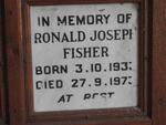 FISHER Ronald Joseph 1933-1973