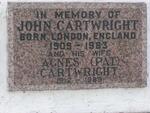 CARTWRIGHT John 1909-1983 & Agnes 1912-1989