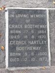 BOOTHEWAY Grace 1884-1970 :: BOOTHEWAY George Hartley 1900-1973