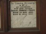 FAURE Daniel Robert 1880-1955