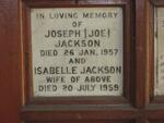 JACKSON Joseph -1957 & Isabelle -1959