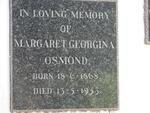 OSMOND Margaret Georgina 1868-1953
