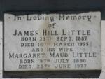 LITTLE James Hill 1887-1955 & Margaret Maud 1890-1977