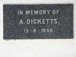 DICKETTS A. -1950
