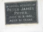 PYPER Peter James -1951