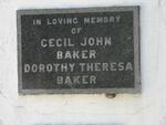 BAKER Cecil John & Dorothy Theresa
