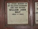 ROLT William John 1906-1969