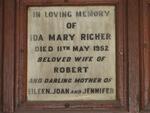 RICHER Ida Mary -1952