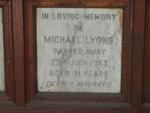 LYONS Michael -1953