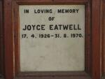EATWELL Joyce 1926-1970