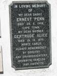 PENN Ernest  -1956  & Gertrude Alice -1975
