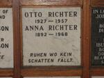 RICHTER Otto 1927-1957 & Anna 1892-1968