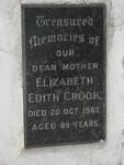 CROOK Elizabeth Edith -1962