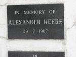 KEERS Alexander -1967