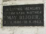 BIDDER May 1886-1962