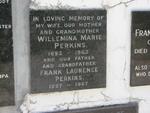 PERKINS Frank Laurence 1897-1967 & Willemina Marie 1892-1963