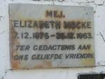 MOCKE Elizabeth 1876-1963