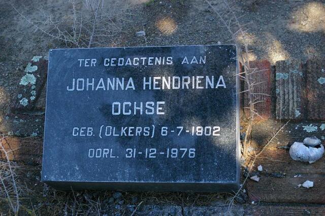 OCHSE Johanna Hendriena nee OLKERS 1902-1976