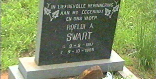 SWART Roelof A. 1917-1985