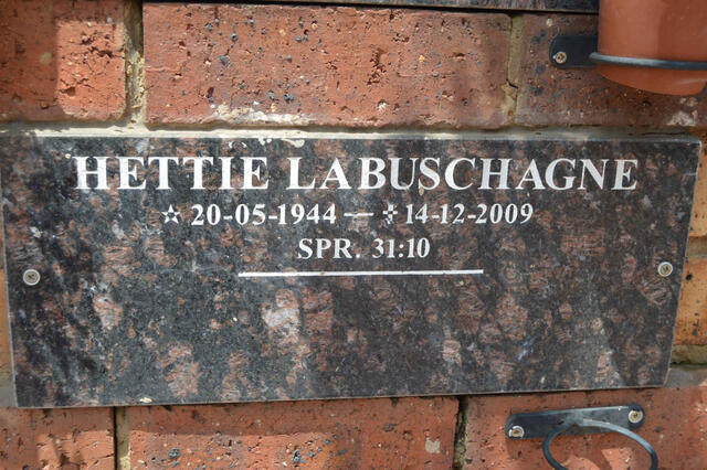 LABUSCHAGNE Hettie 1944-2009