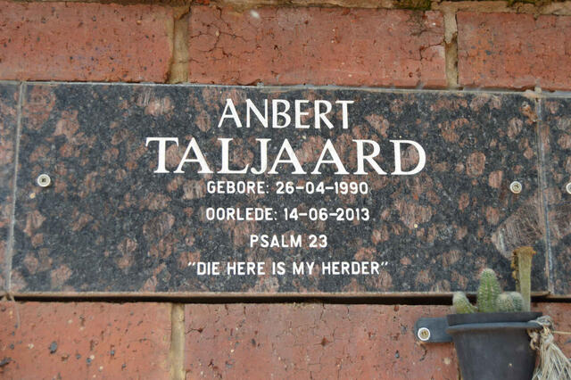TALJAARD Anbert 1990-2013
