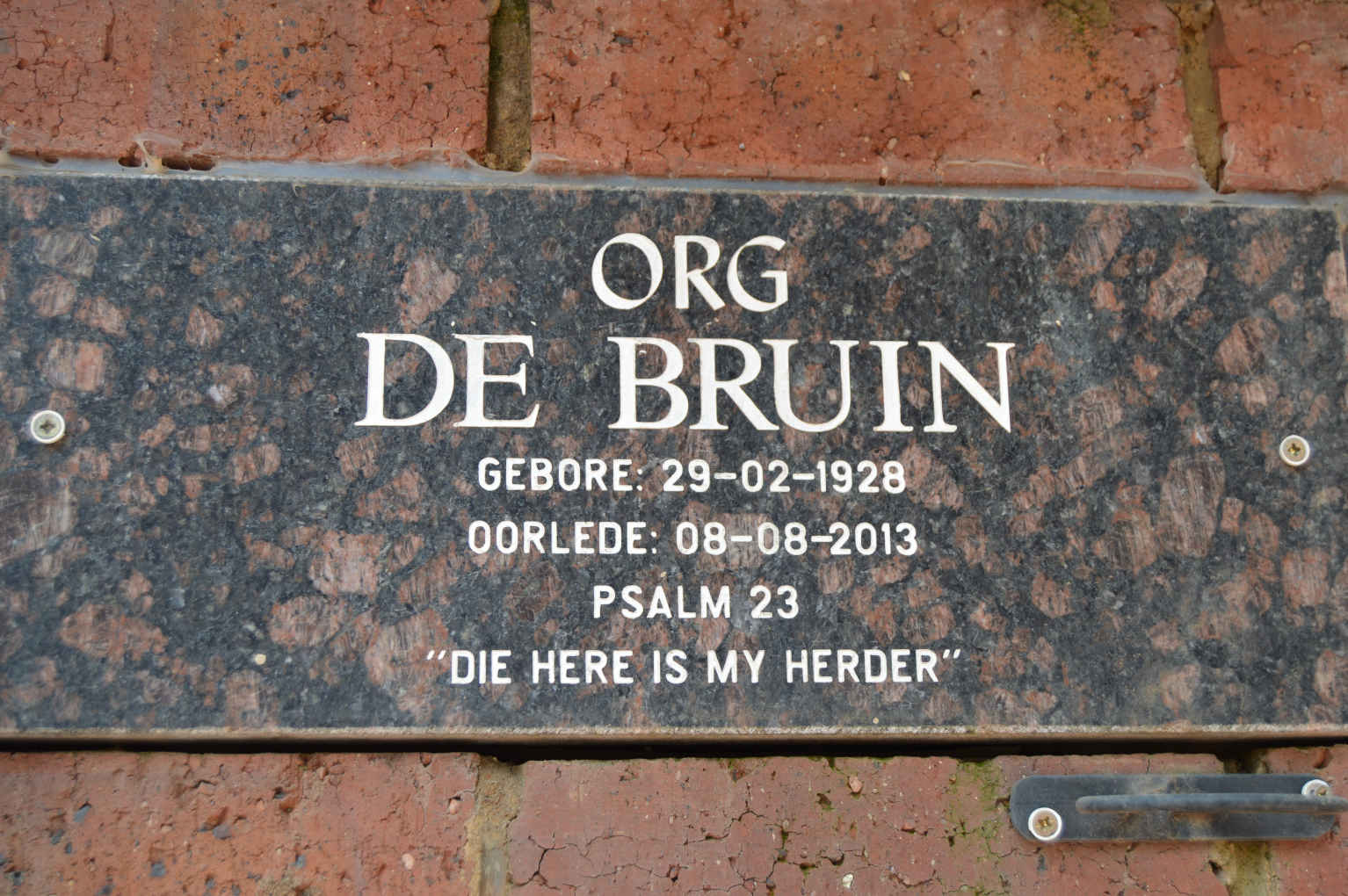 BRUIN Org, de 1928-2013