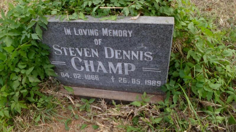 CHAMP Steven Dennis 1966-1989