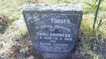 FORBES Cyril Knowles 1900-1965 & Alma Louisa Emilie Marie 1903-1982
